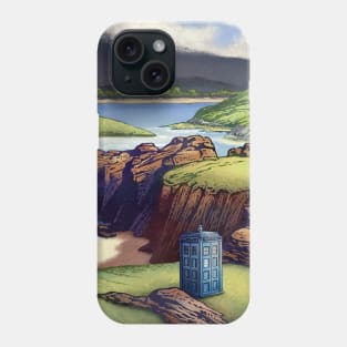 Dr Who Railway Travel Poster Phone Case