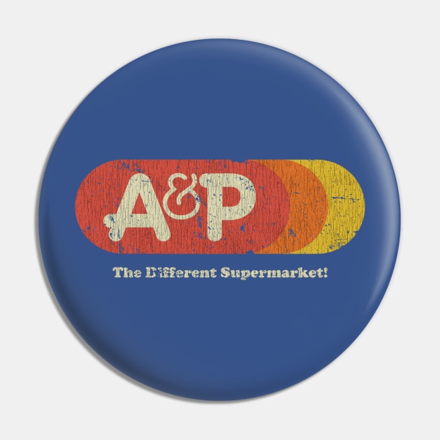 A&P Supermarket 1976 Vintage Pin by JCD666