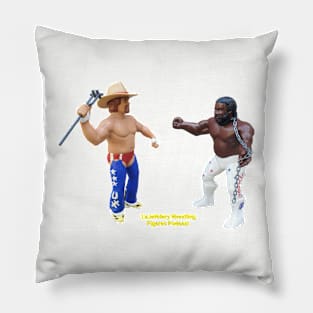 LeJeNdary Wrestling Figures Podcast Iron & Chain Pillow