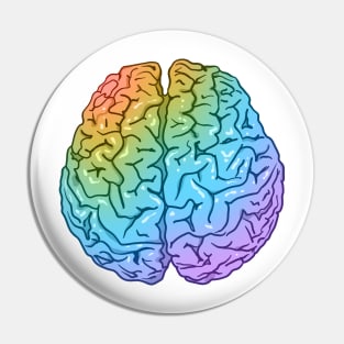 Brainbow (Rainbow Brain) Pin