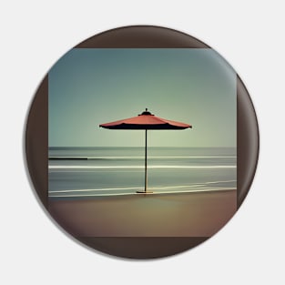 Minimalist Beach Landscape Pin