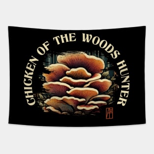 MUSHROOMS - Chicken of the Woods Mushrooms - Chicken of the Woods Hunter - Chicken of the Woods Forager Tapestry