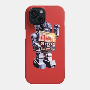 Retro Piston Robot Battery Operated Phone Case