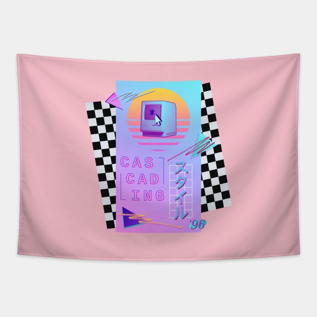 Vaporwave CSS Tapestry by chriskirknielsen