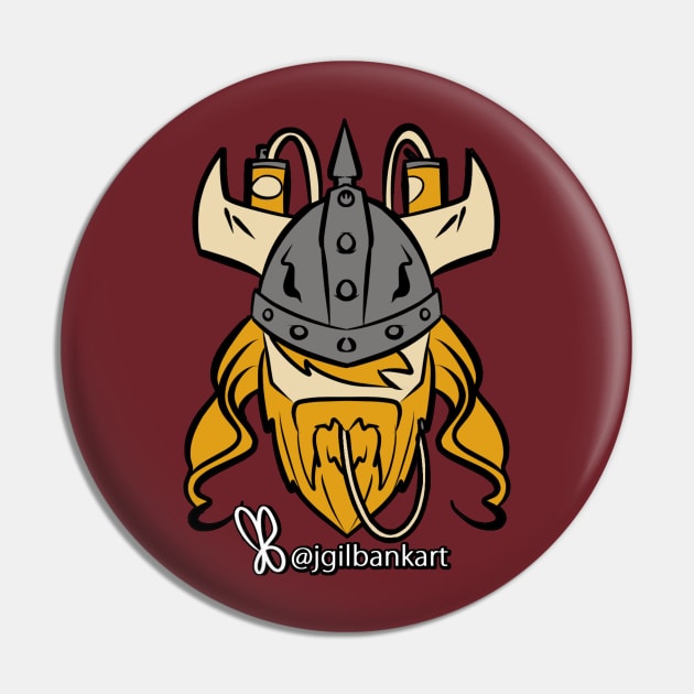 Beerbarian Pin by jgilbankart