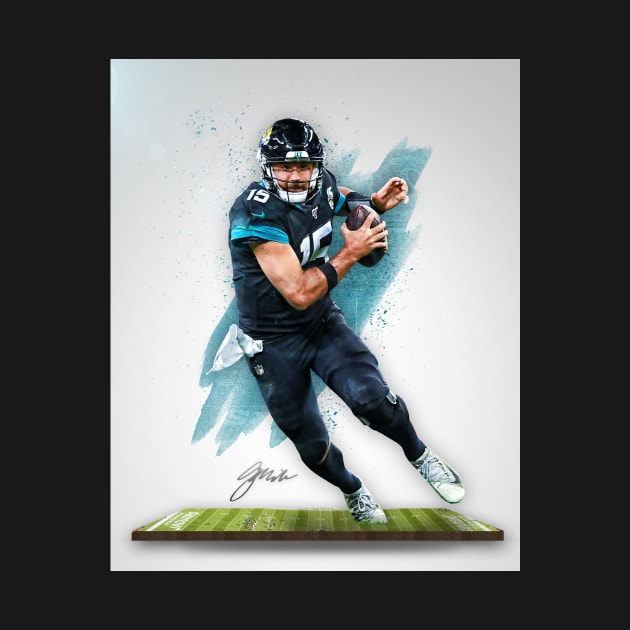 Gardner Minshew Jacksonville Sports Art by JRoseGraphics