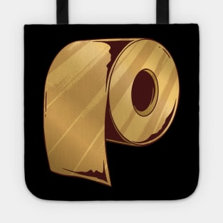 GOLDEN TOILET PAPER ROLL Tote