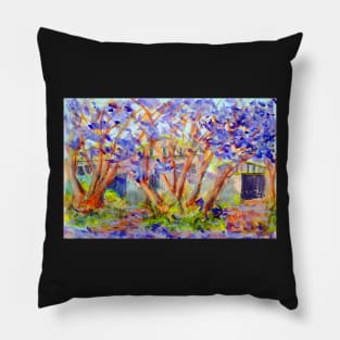 Purple Hues Nowra - Water Colour Pillow