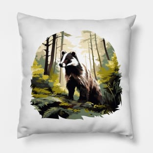 Badger Lover Pillow