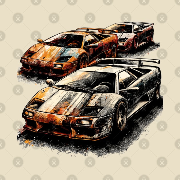 Lamborghini Diablo by Vehicles-Art