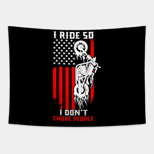 Usa biker shirt Tapestry