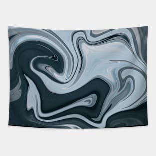 Blue dark blue marble pattern Tapestry