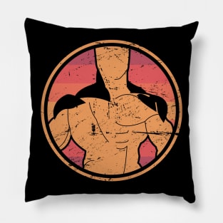 Retro Joint Replacement Shoulder Surgery Graphic Pillow