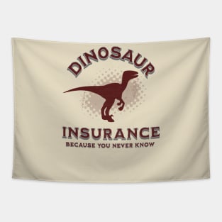 Dinosaur Insurance Tapestry