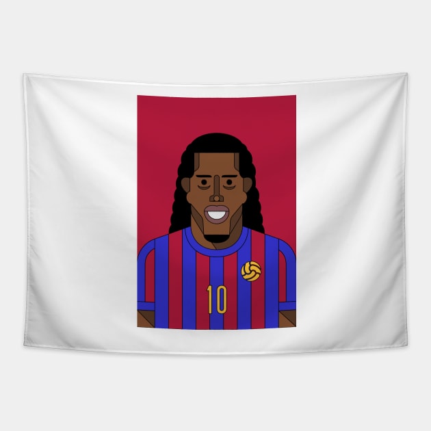 Ronaldinho Tapestry by johnsalonika84