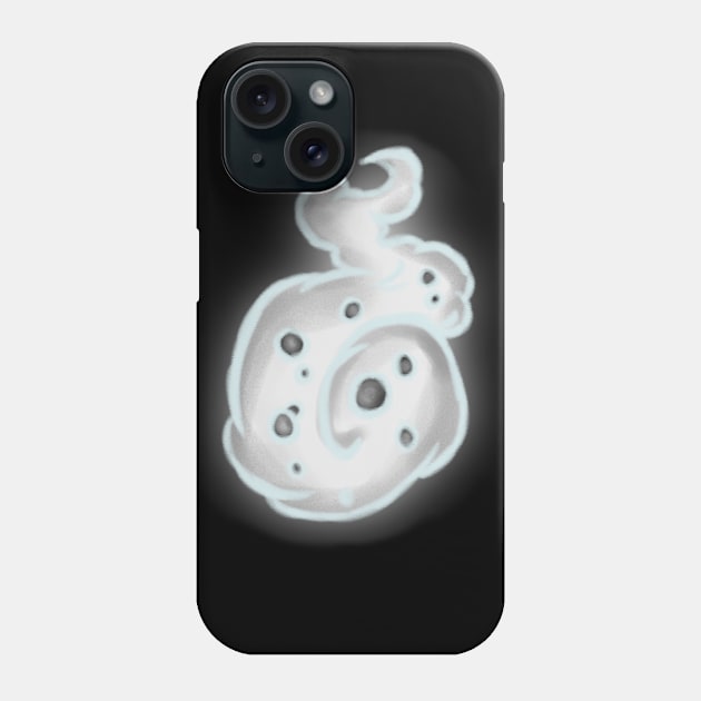 Ghost Flame White Phone Case by TheRobCalledZeus