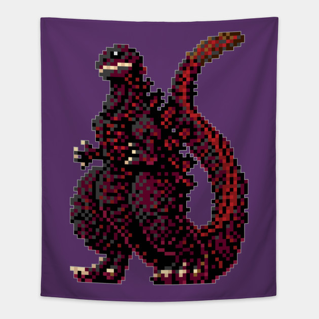 Pixel Shin Godzilla - Godzilla - Tapice | TeePublic MX