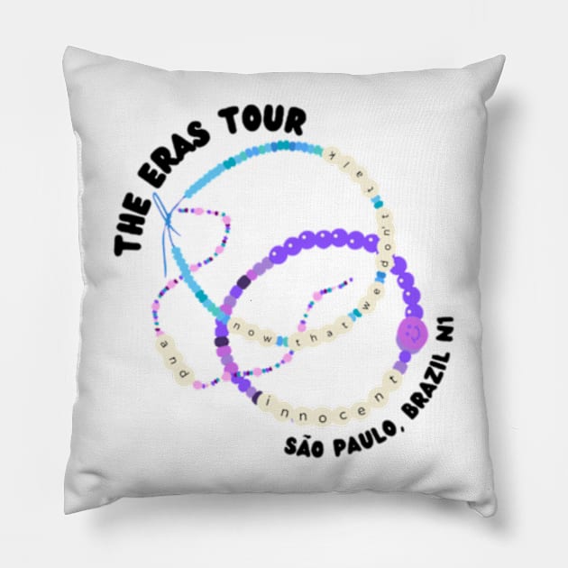 Sao Paulo Eras Tour N1 Pillow by canderson13