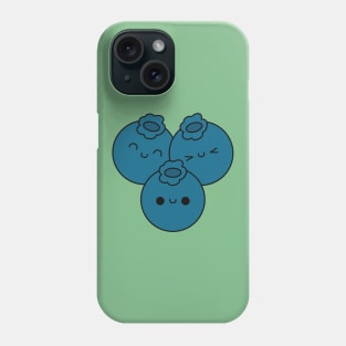 Cute Blueberries - Kawaii Blueberries Phone Case