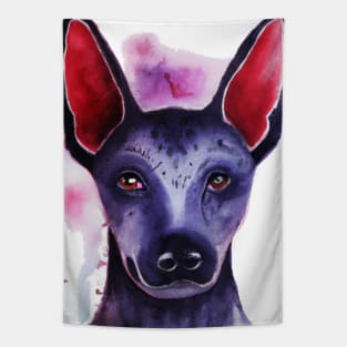 Xoloitzcuintli Watercolor - Dog Lovers Tapestry