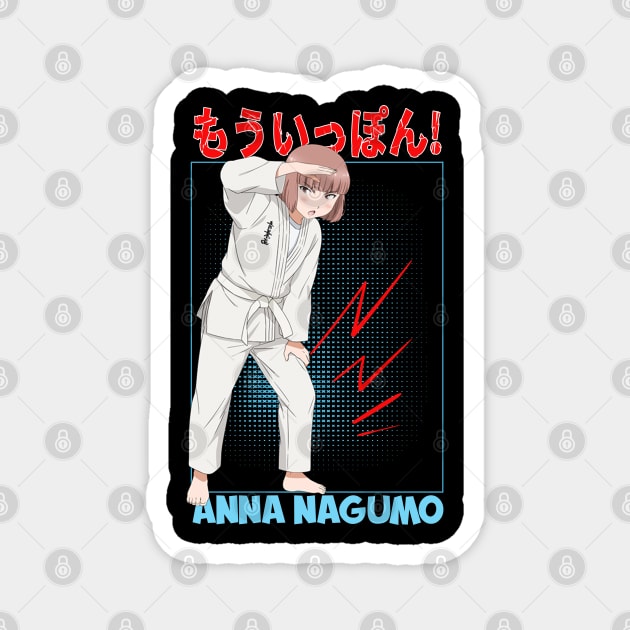 Ippon Again! judoka Anime ANNA NAGUMO Magnet by AssoDesign