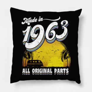 Made in 1963 All Original Parts Pillow