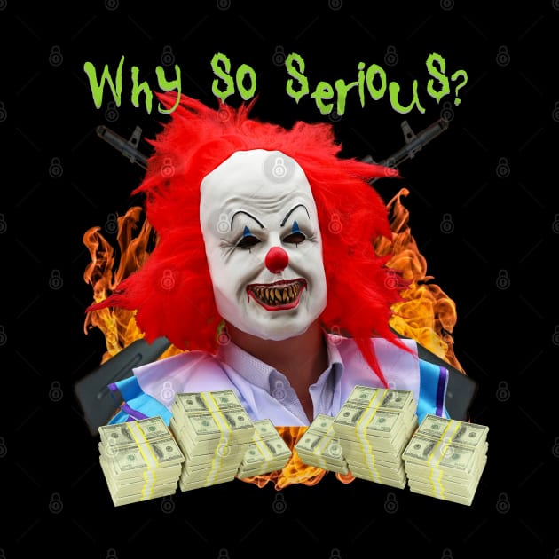 Insane Corny Joke Clown Scary Cringe Meme Shirt You'd See At Walmart Parody by blueversion