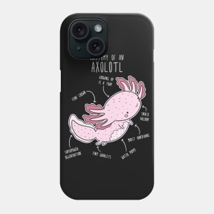 Axolotl Anatomy Phone Case