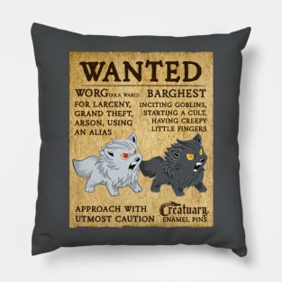 WANTED: Worg and Barghest Pillow