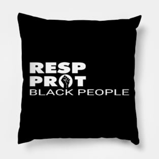 Resp Port Black People - Vintage Pillow