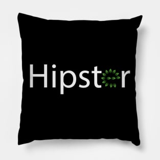 Hipster artistic text design Pillow