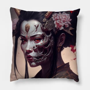 Geisha Oni Pillow