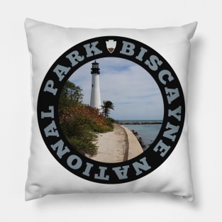 Biscayne National Park circle Pillow