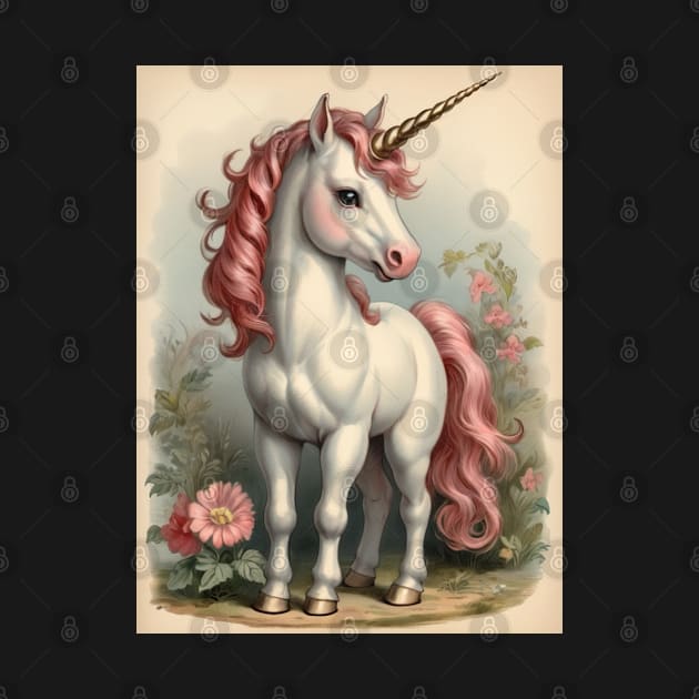 Vintage Majestic Unicorn by Perspektiva