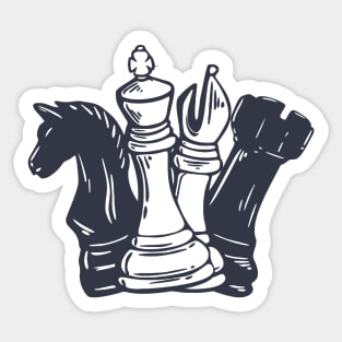 Queen's Blunder (every chess player's nightmare) | Sticker