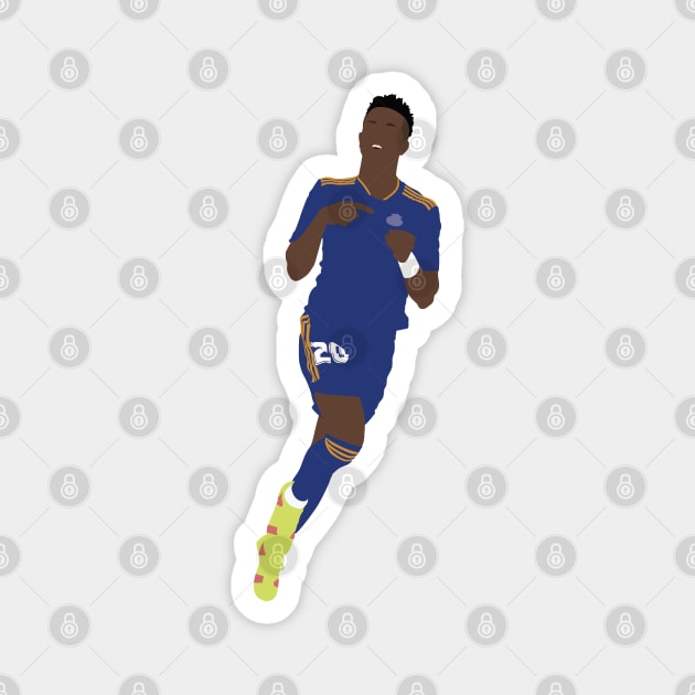 Vinicius Jr. Real Madrid's Star boy Magnet by Jackshun