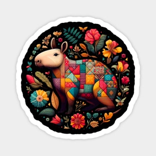 Capybara Flower Magnet