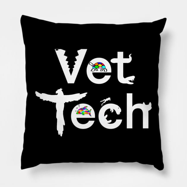 Vet Technician Pillow by KP's Door