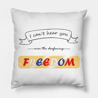 Funny Freedom Pillow