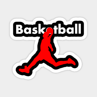 Basketball shirt in retro vintage style - gift for basketball player Magnet