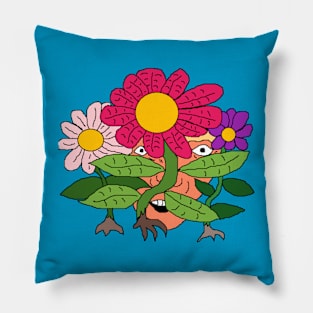 I love the smell of flowers Pillow