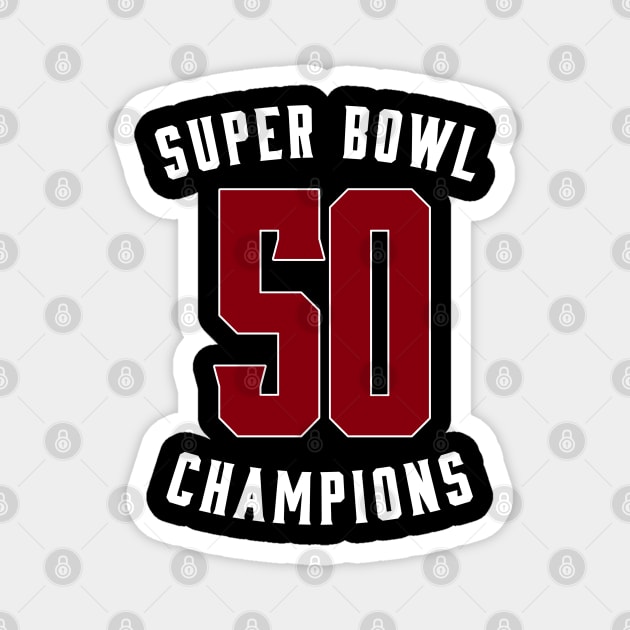 Super bowl 50 Champions Magnet by ezx