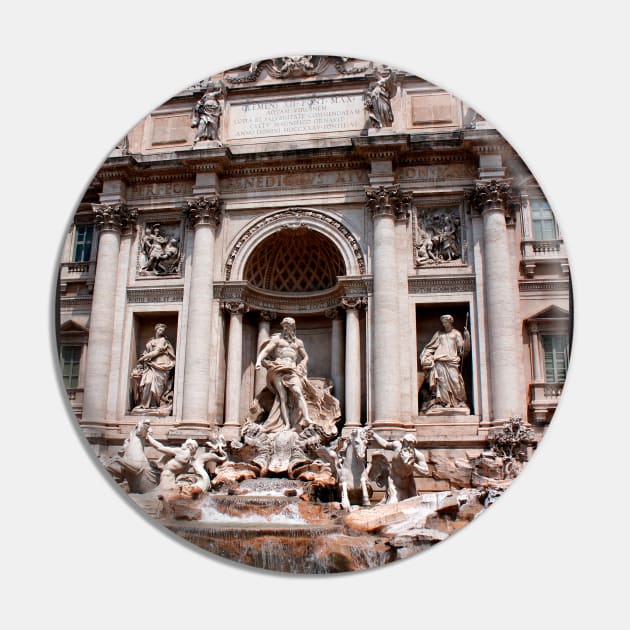 Trevi Fountain Rome Italy Pin by jwwallace