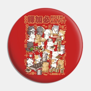 Chubby Cat Kuih Kapit Chinese New Year Pin