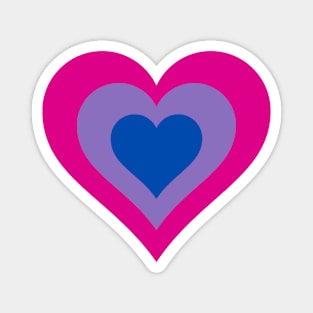 Pride Collection - Bisexual Pride Flag (Heart) Magnet
