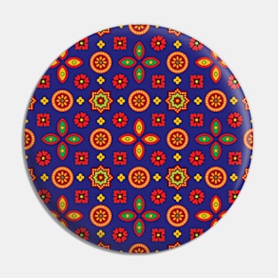 Sindhi Ajrakh Pattern Pin