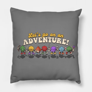 Let's go on an adventure! Pillow