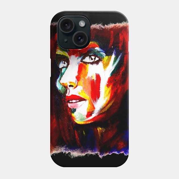 Girl in red Phone Case by Temple of Being