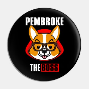 Corgi Dog Money Heist Boss Member Pembroke Pin