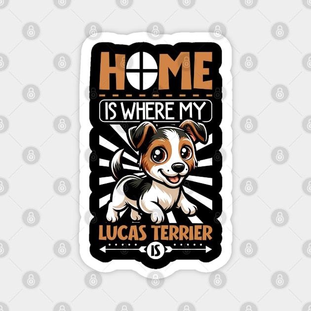 Home is with my Sporting Lucas Terrier Magnet by Modern Medieval Design